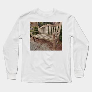 A wooden Bench Long Sleeve T-Shirt